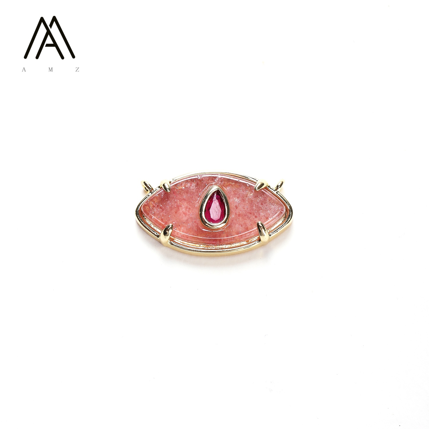 AJ-P302 Vintage Eye Gemstone Pendant